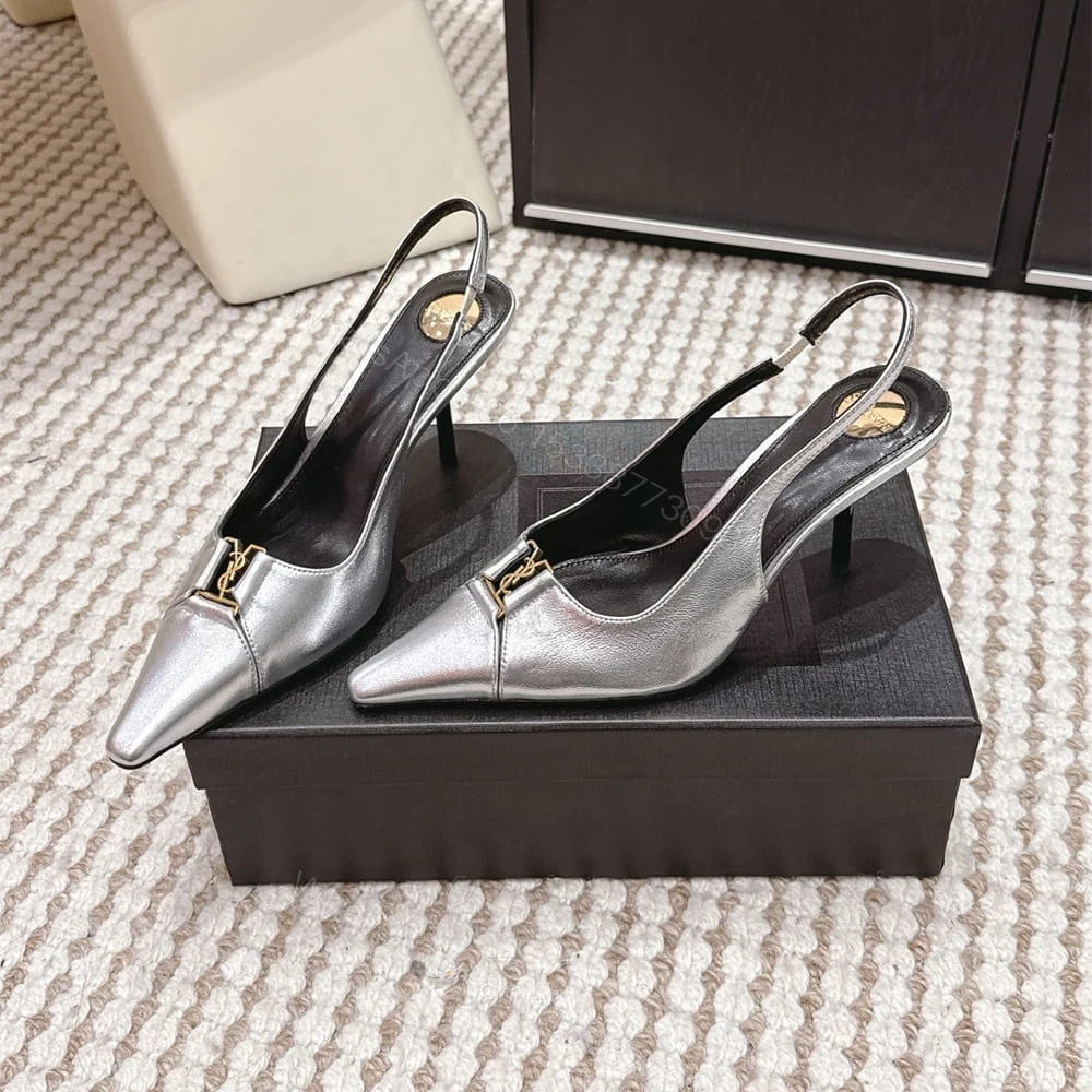 View 5 of YSL BABYLONE BRETEUIL slingback pumps