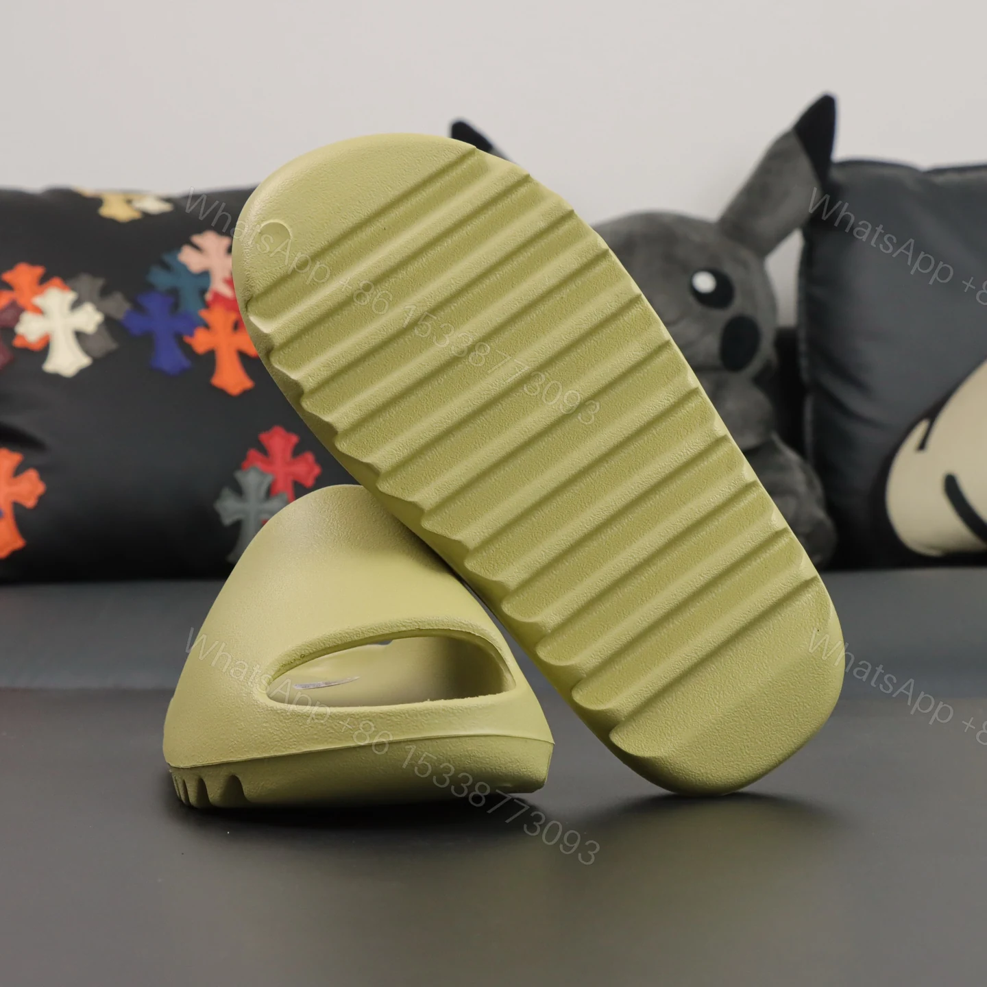 View 3 of Yeezy Slide “Resin” Reps