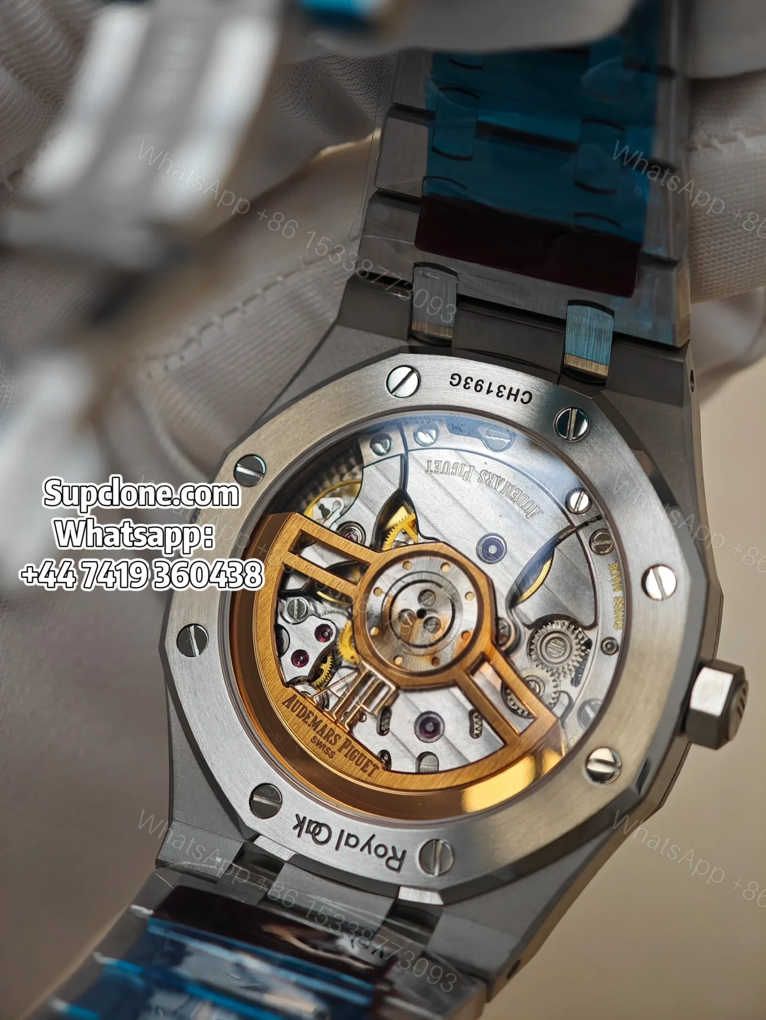 View 24 of Audemars Piguet Super Clone 1:1 Royal Oak 15510 Blue Dial 41MM