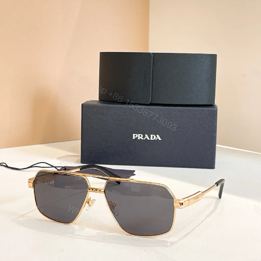 View 8 of Warm Brown Gradient Metal Sunglasses, Minimalist Luxe, UV400