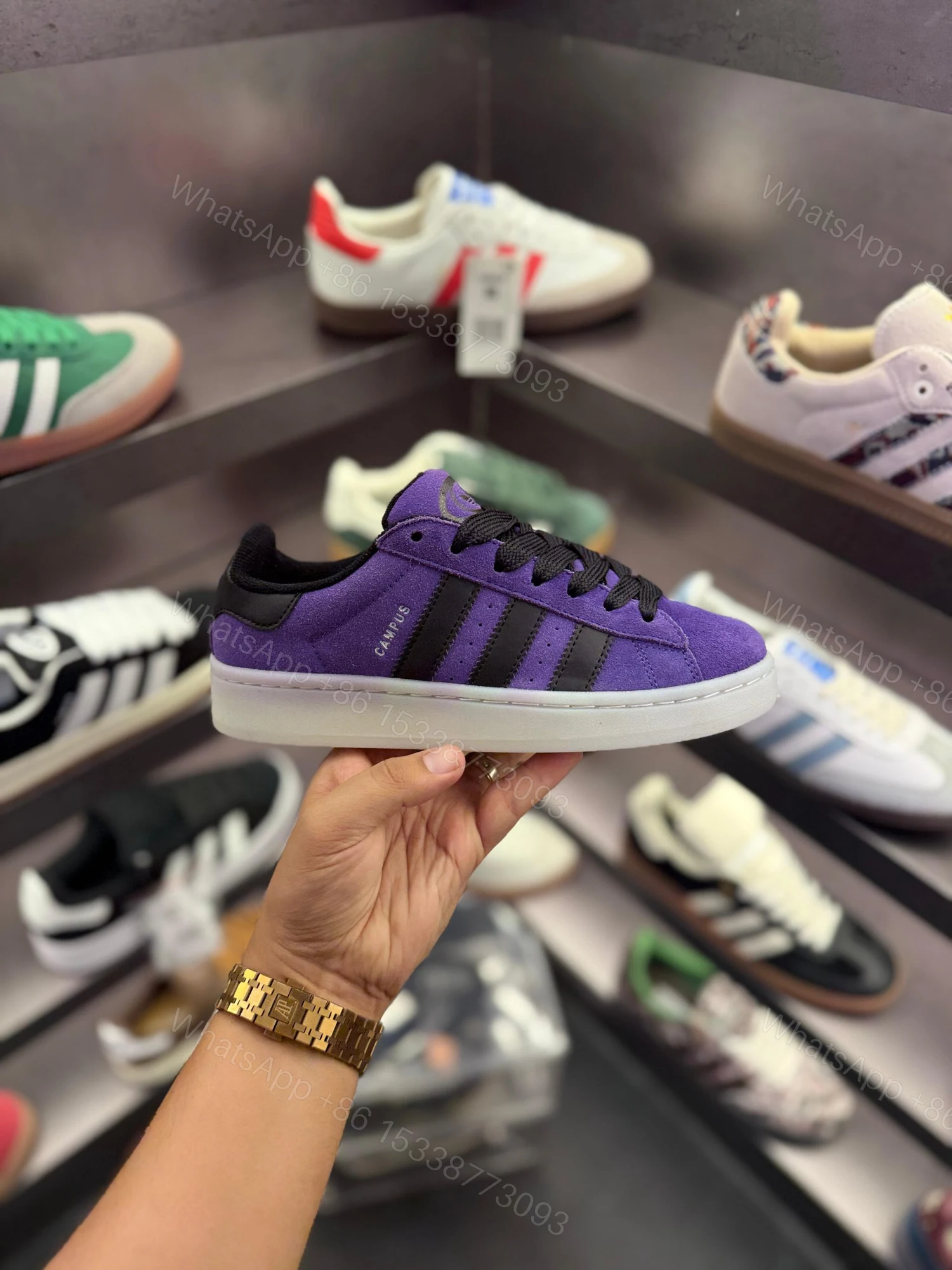 View 7 of ADIDAS ORIGINALS CAMPUS PURPLE FOR WOMAN