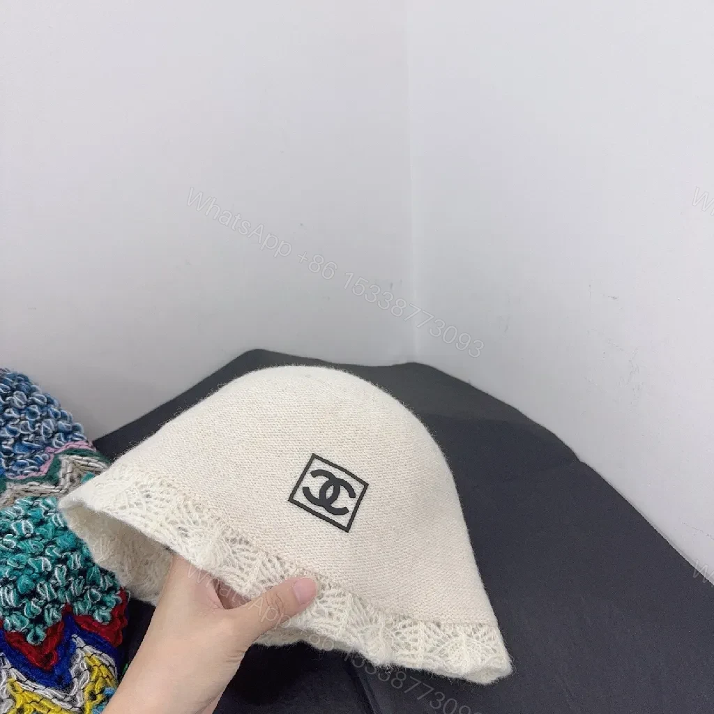 View 4 of Subtle Luxe Knit Beanie: Warmth, Lace-Trim Edge, Black/Ivory