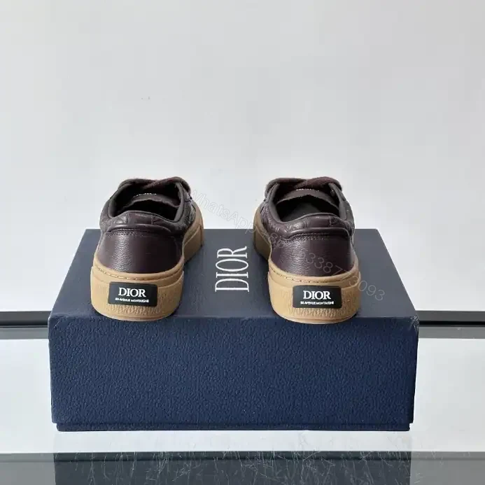 View 4 of DIOR B33 SPIN SNEAKERS IN BROWN – CD205