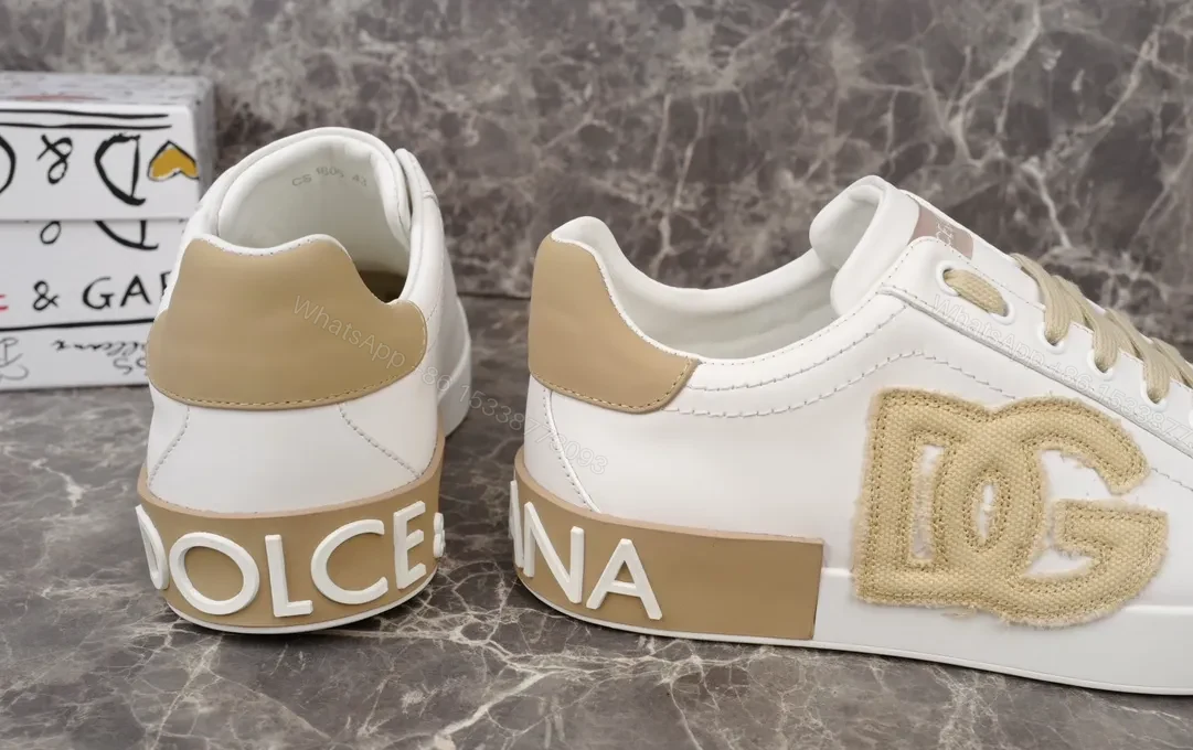 View 4 of Premium White Leather Sneakers: Chic Minimalist Luxury, Textured Accents