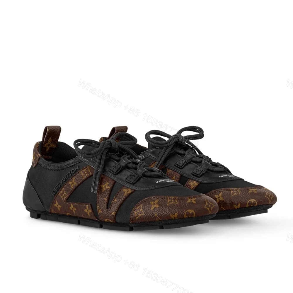 Louis Vuitton LV Sneakerina Monogram Black 1AHNDO — view 1