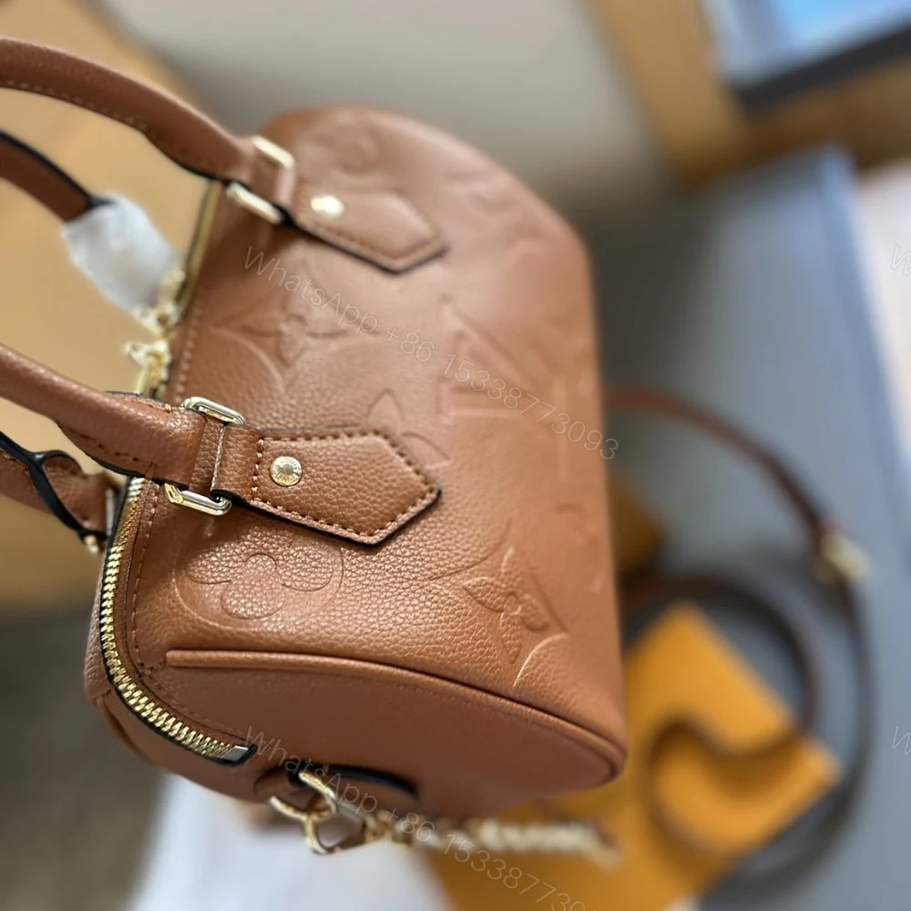 View 3 of Louis Vuitton Speedy Bandoulière 20 Cognac Brown 20Cm