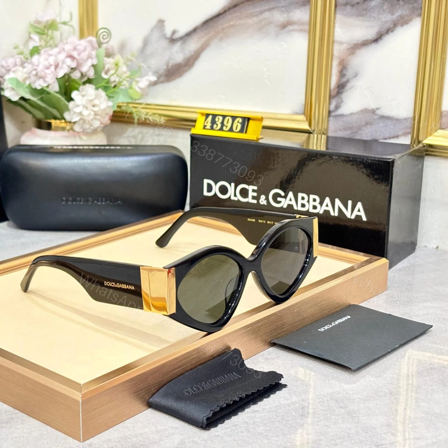 View 2 of D&G C09P06-1 Sunglasses – Black Frame, UV Protection