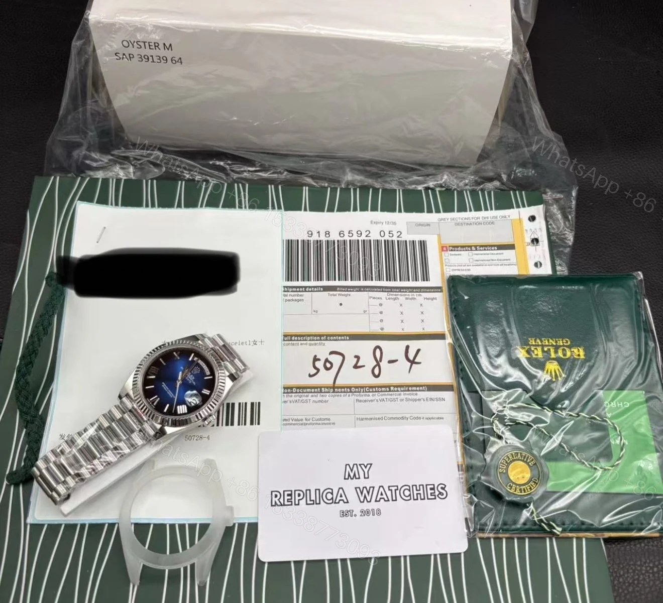 View 2 of Rolex Day-Date M228239 Blue Watch
