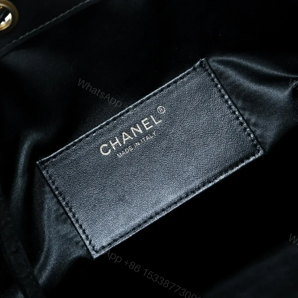 View 2 of Quilted Black Chain-Accent Shoulder Bag, Luxury Style