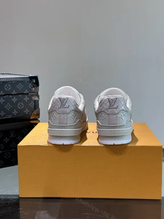 View 4 of Soft Luxury LV-Detail Sneakers: suede, textile, premium style