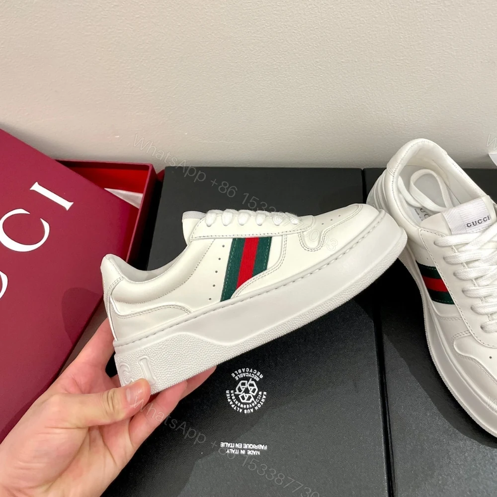 View 5 of Gucci Women Chunky Trainers White Leather