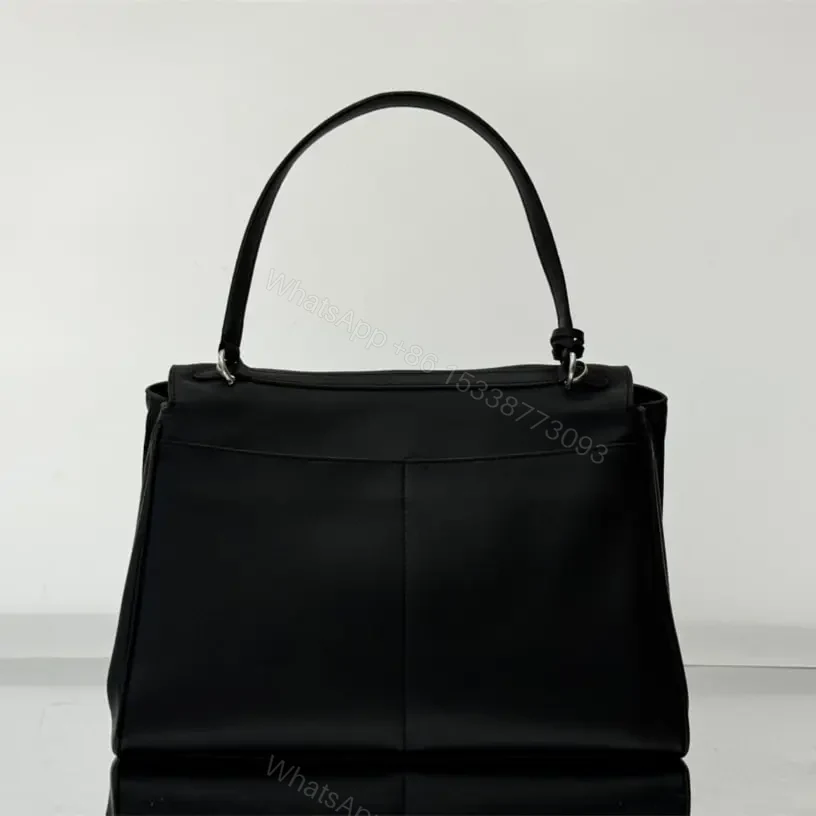 View 2 of 高仿Balenciaga*Rodeo系列5U1000小牛皮手袋黑銀中號免檢版