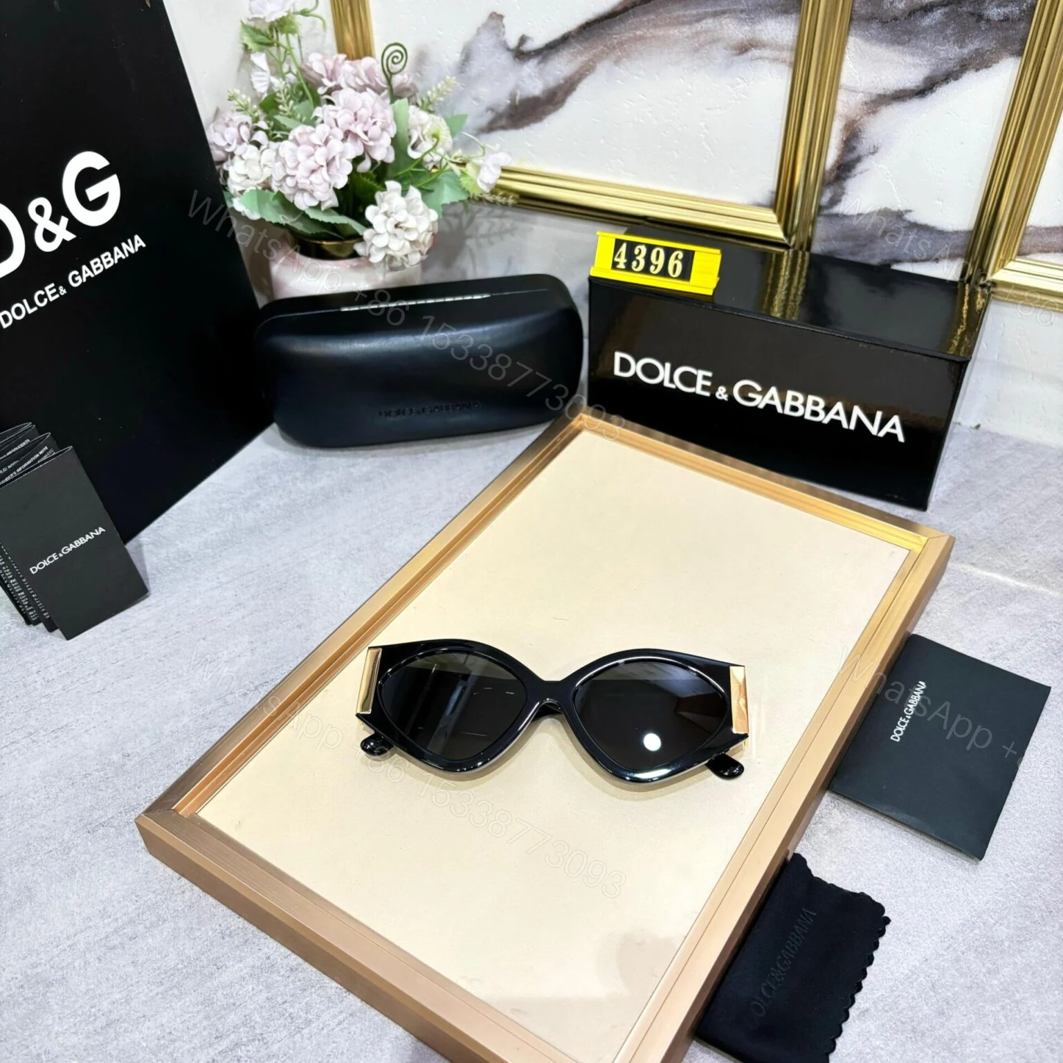 View 4 of D&G C09P06-1 Sunglasses – Black Frame, UV Protection