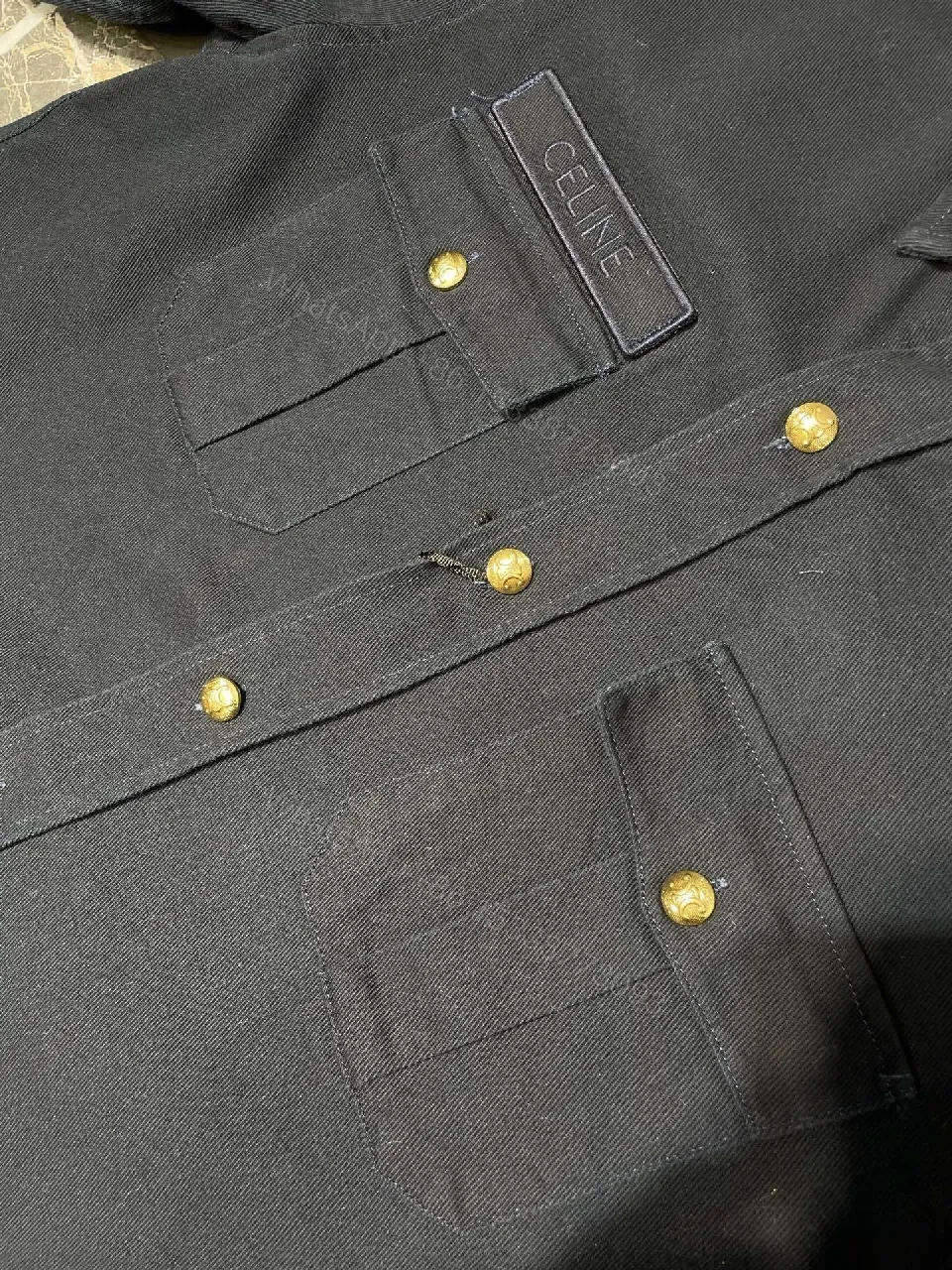 View 3 of Navy Utility Shirt Jacket: Structured Comfort, Luxury Texture