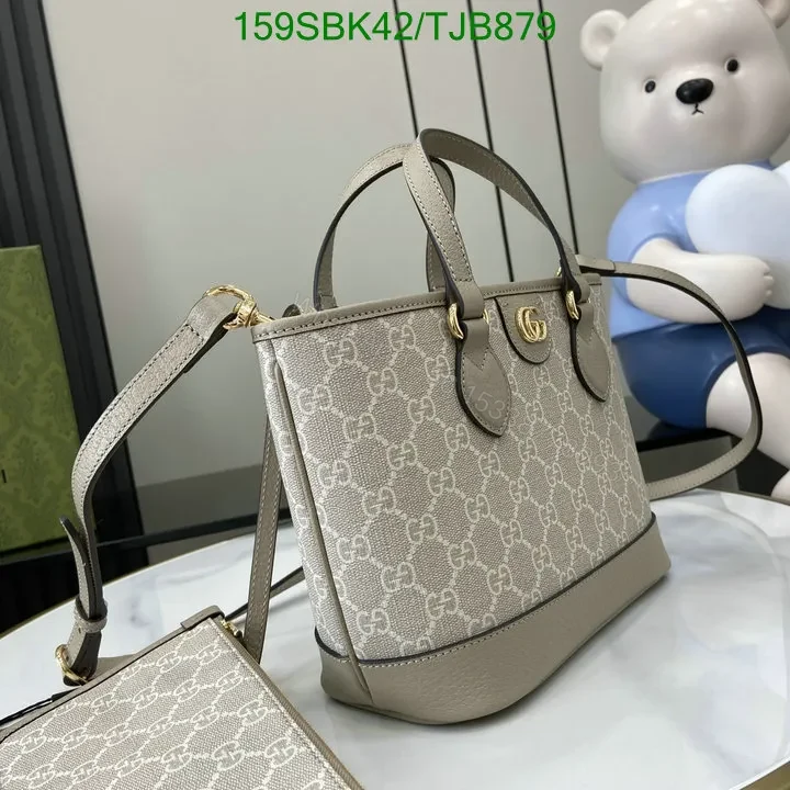View 22 of Gucci Dusty Pink GG Supreme Canvas and Leather Mini Tote Bag ML75396