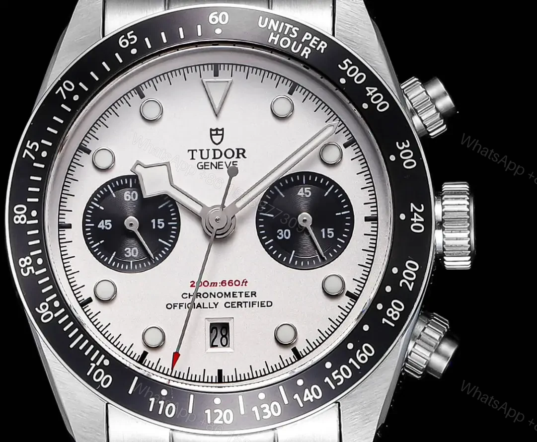 View 2 of Tudor Heritage Black Bay Chronograph Panda Bracelet 79360N-0002