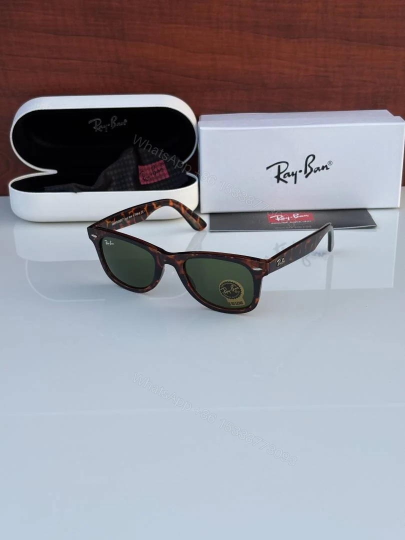 First Copy Ray-Ban 2140 Tiger Green Sunglasses For Men And Women UV Protected — view 1