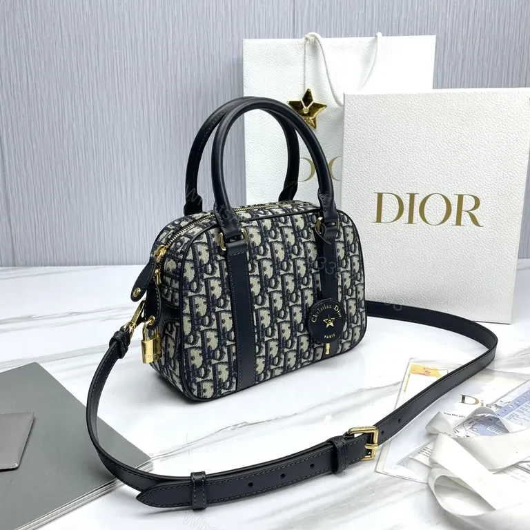 View 7 of Dior Jacquard Mini Bag: Monogram, Structured Style, Crossbody