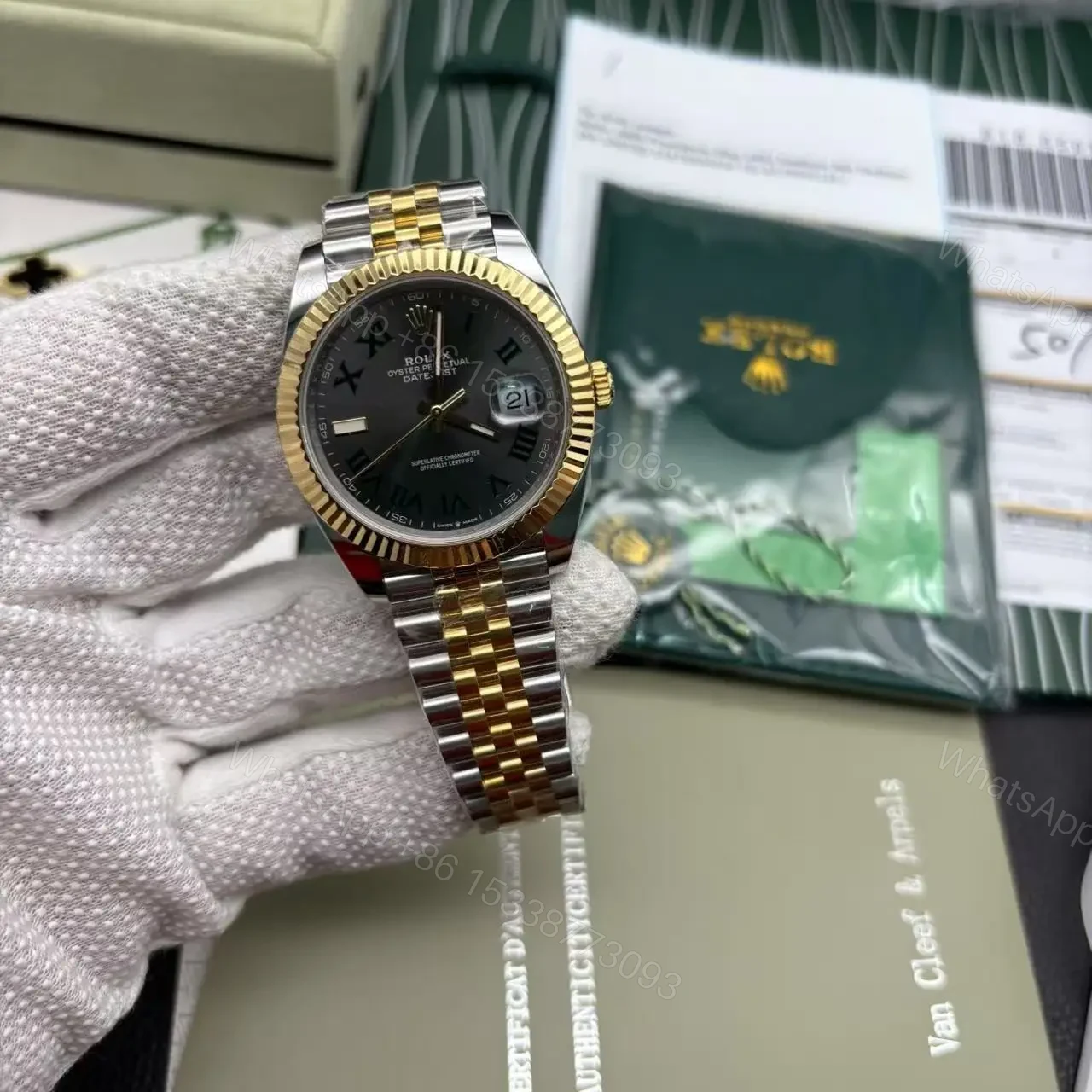 View 10 of Rolex Datejust 126233 Wimbledon Replica