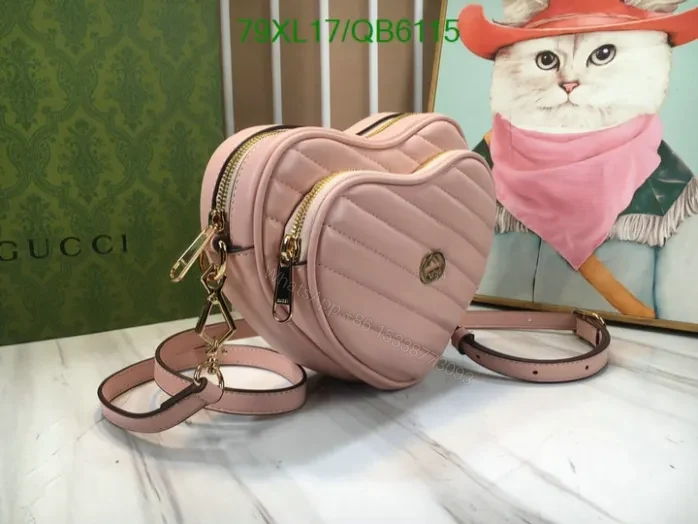 View 13 of Gucci Replica Red Heart Mini Bag QB61154