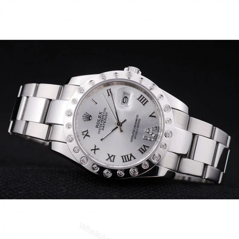 View 5 of Replica Rolex Datejust Silver Dial 7468 36 mm