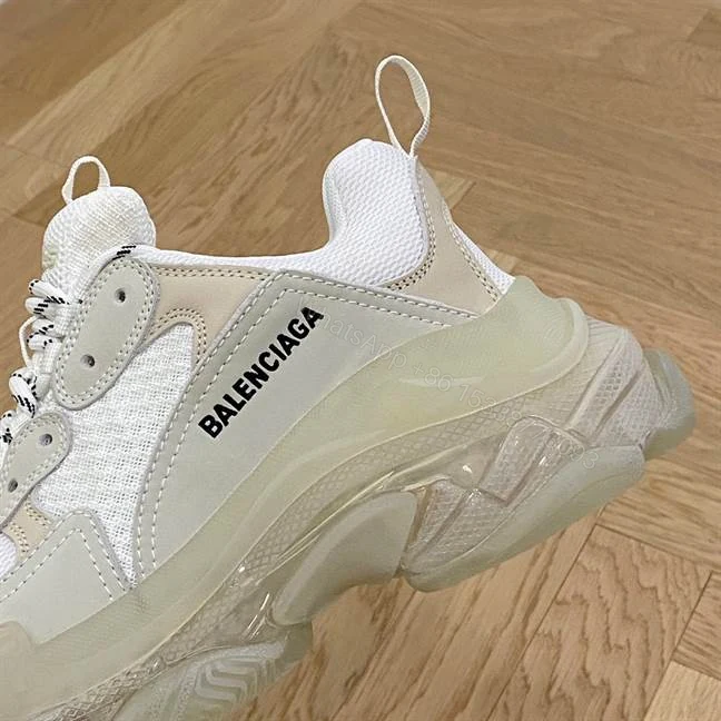 View 7 of BALENCIAGA MEN’S TRIPLE S SNEAKER CLEAR SOLE – BB201