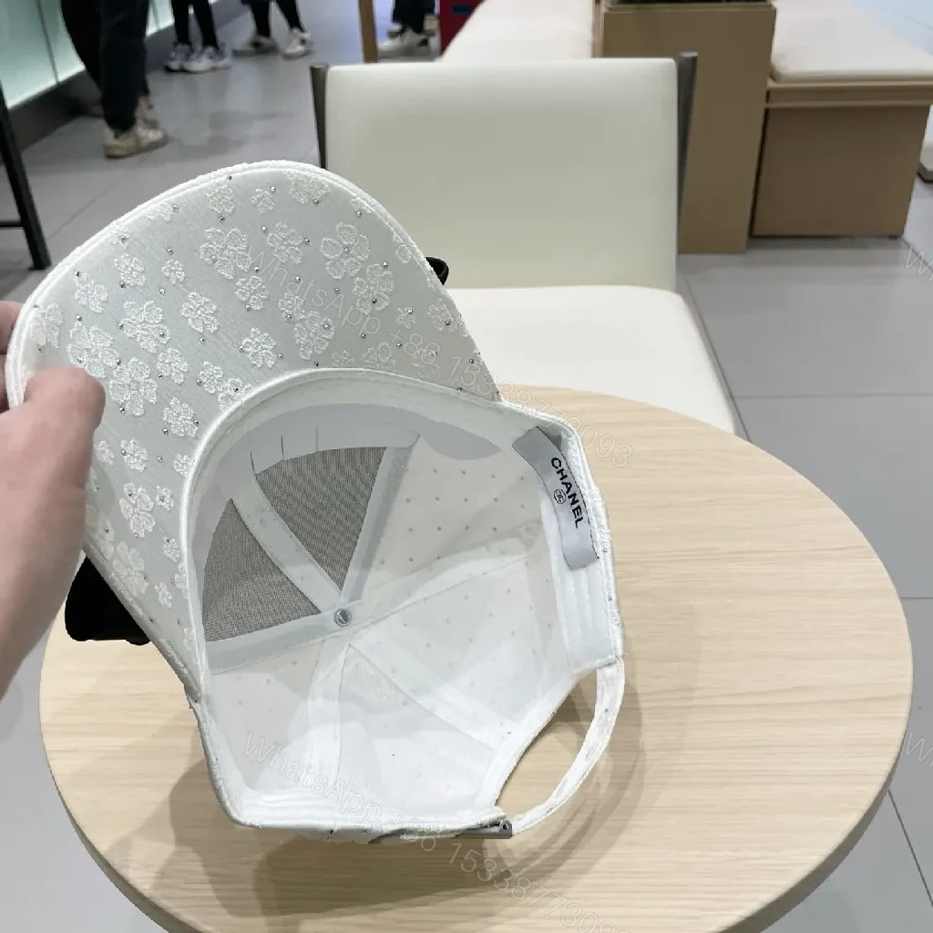 View 7 of Embellished Cap with Silk Bow – Lightweight Luxe Cap