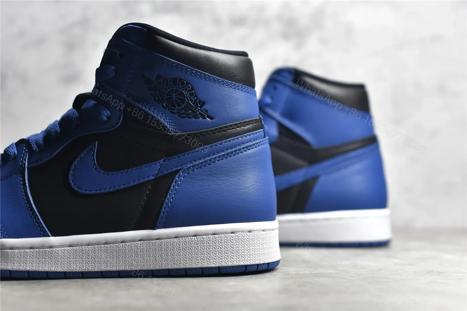 View 4 of Air Jordan 1 Retro High OG Dark Marina Blue Reps