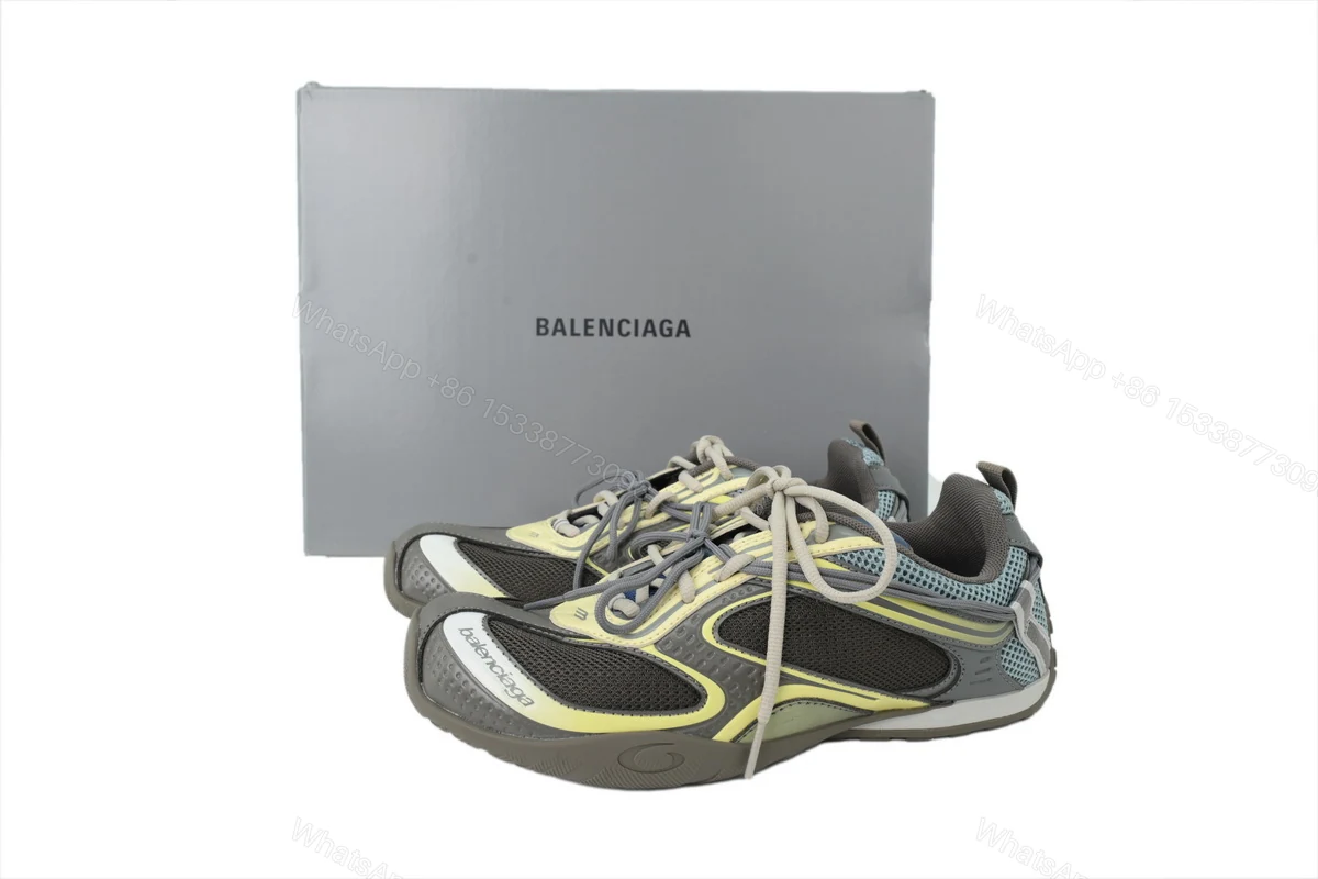 View 7 of Balenciaga Runner Radar 'Brown Blue Yellow' 865703 WSTGL 2471