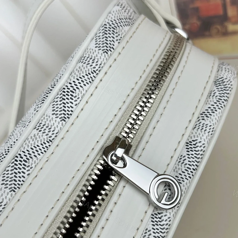 View 6 of 高仿Goyard*CAPVEP1相機郵差包白色小號免檢版