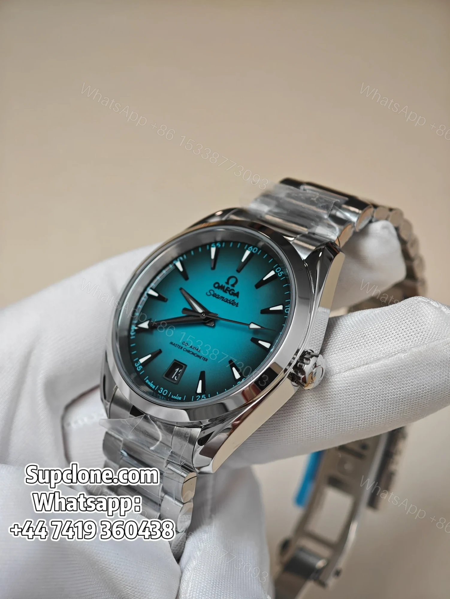 View 3 of Omega Super Clone Seamaster Aqua Terra 150M 41mm 220.10.41.21.03.006