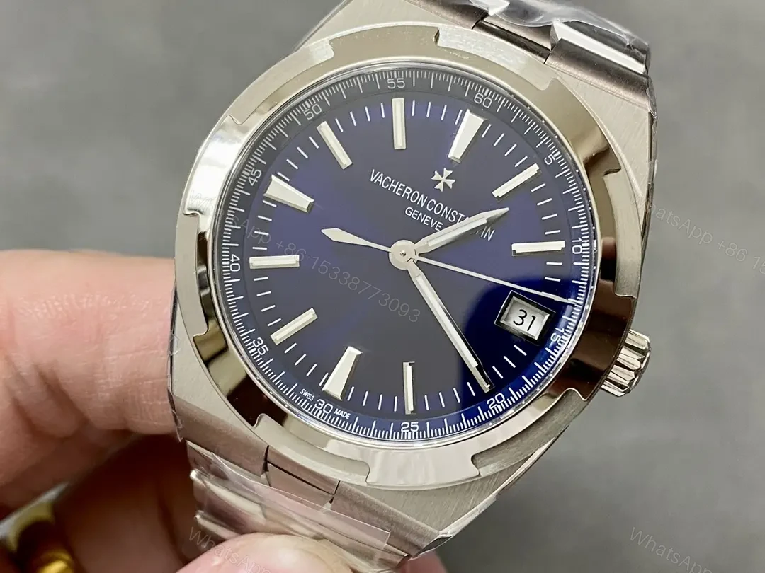 View 3 of Vacheron Constantin Overseas Date Stainless Steel Blue Dial 4500V/110A-B128