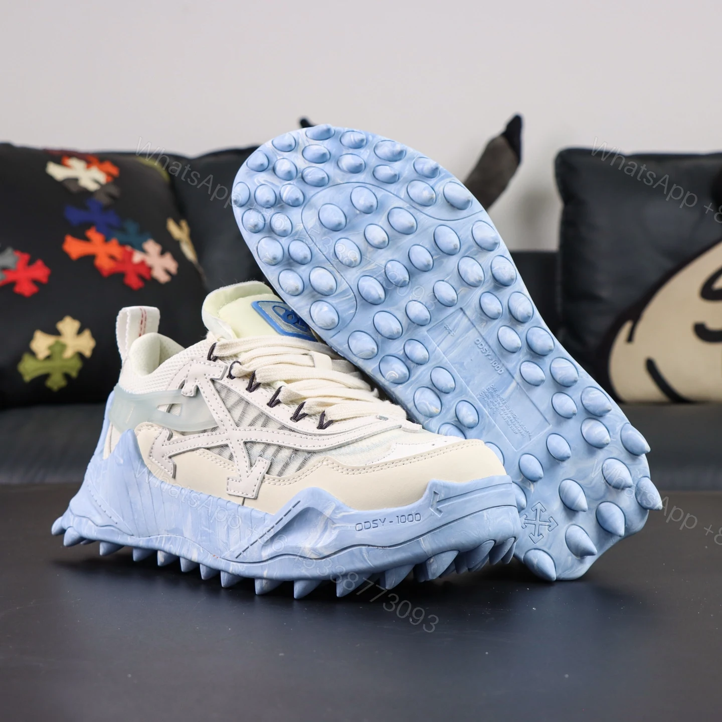 View 3 of Off White ODSY 1000 Blue White Reps