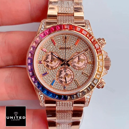 View 8 of Rolex Daytona Rainbow Replica