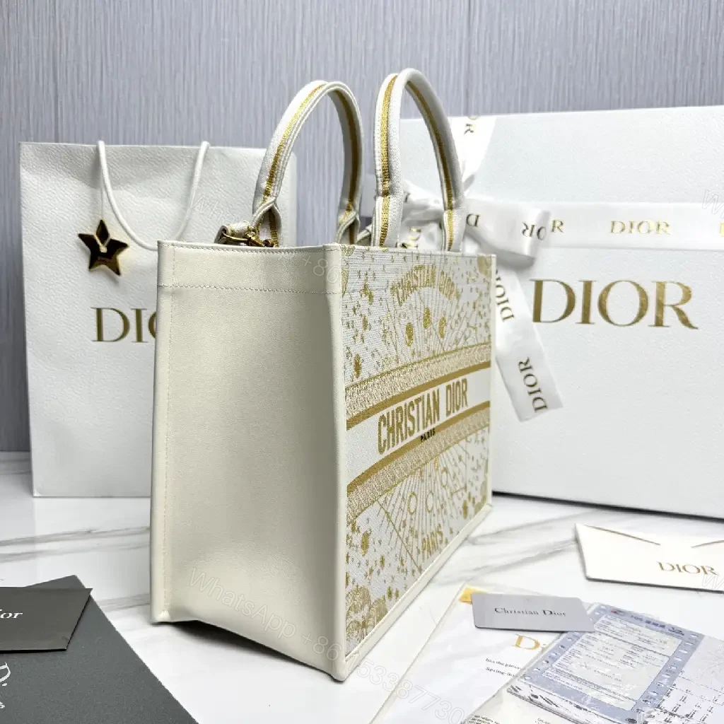View 3 of White Leather-Tone Lux Tote: All-Season Structured Chic