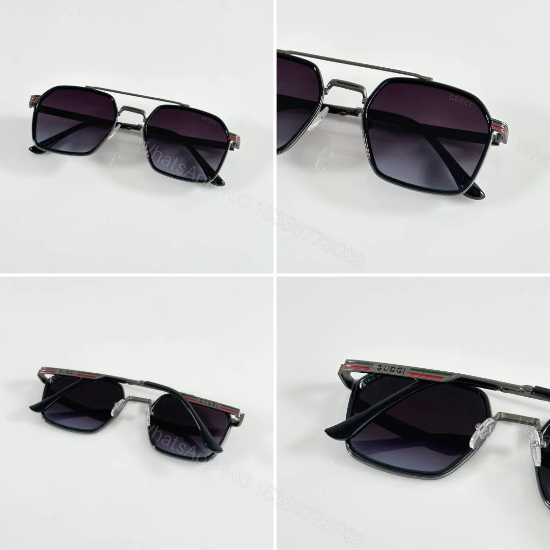 View 2 of First Copy Gucci GG5064 Sunglasses Gold Blue