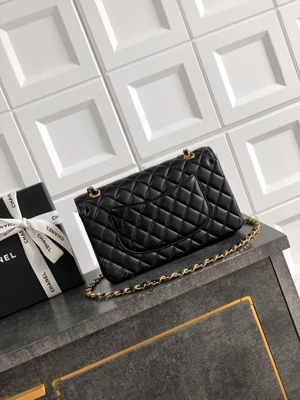 View 7 of Quilted Black Chain Bag: Luxe, Everyday Chic, Compact