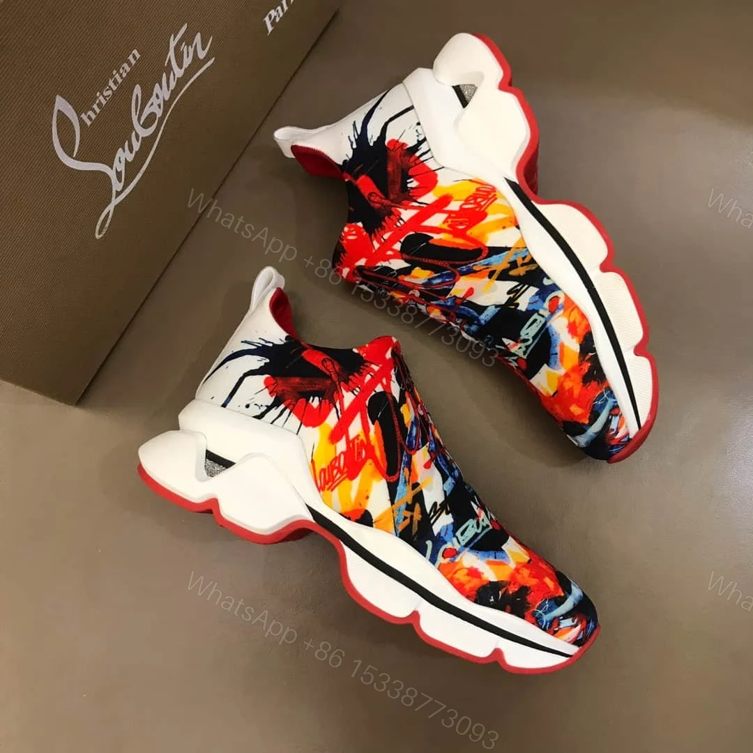 View 3 of CHRISTIAN LOUBOUTIN SPACE RUN SOCK SNEAKER – CL63