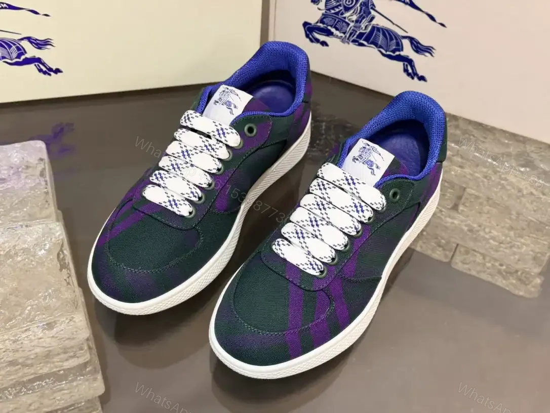 View 6 of BURBERRY TERRACE CHECK SNEAKERS – BBR103