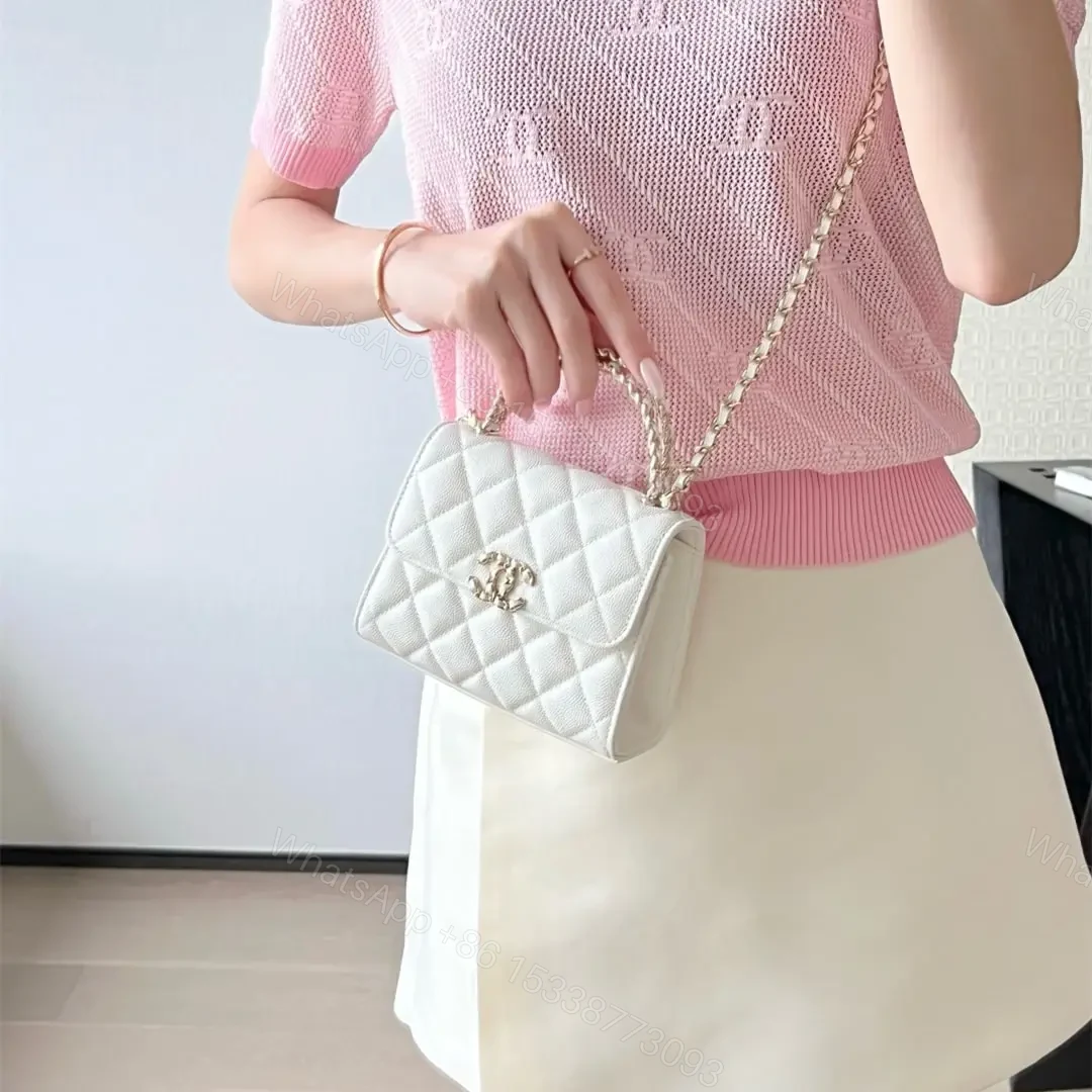 View 23 of 高仿Chanel*23P系列AP3237豎版Kelly手袋白色免檢版