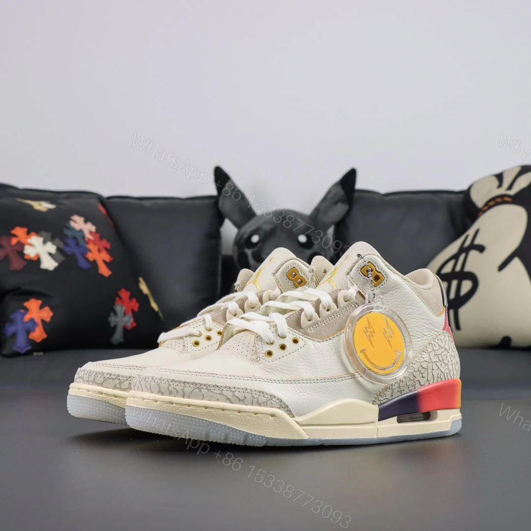 View 8 of Air Jordan 3 Retro x J Balvin ‘Medellin Sunset’ Reps