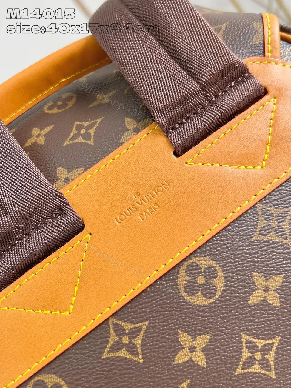 View 2 of Monogram Canvas Backpack: Structured Luxury & Everyday Versatility