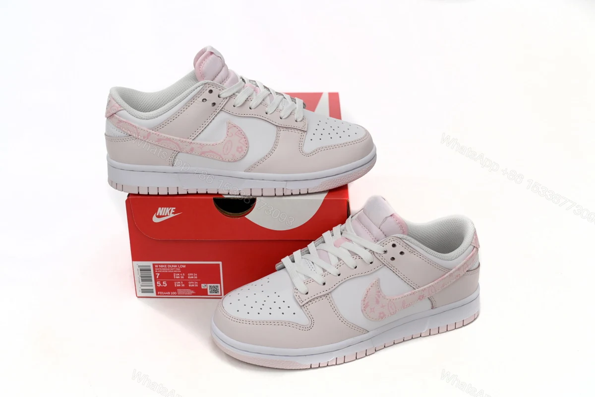 View 7 of Nike Dunk Low "Pink Paisley" FD1449-100