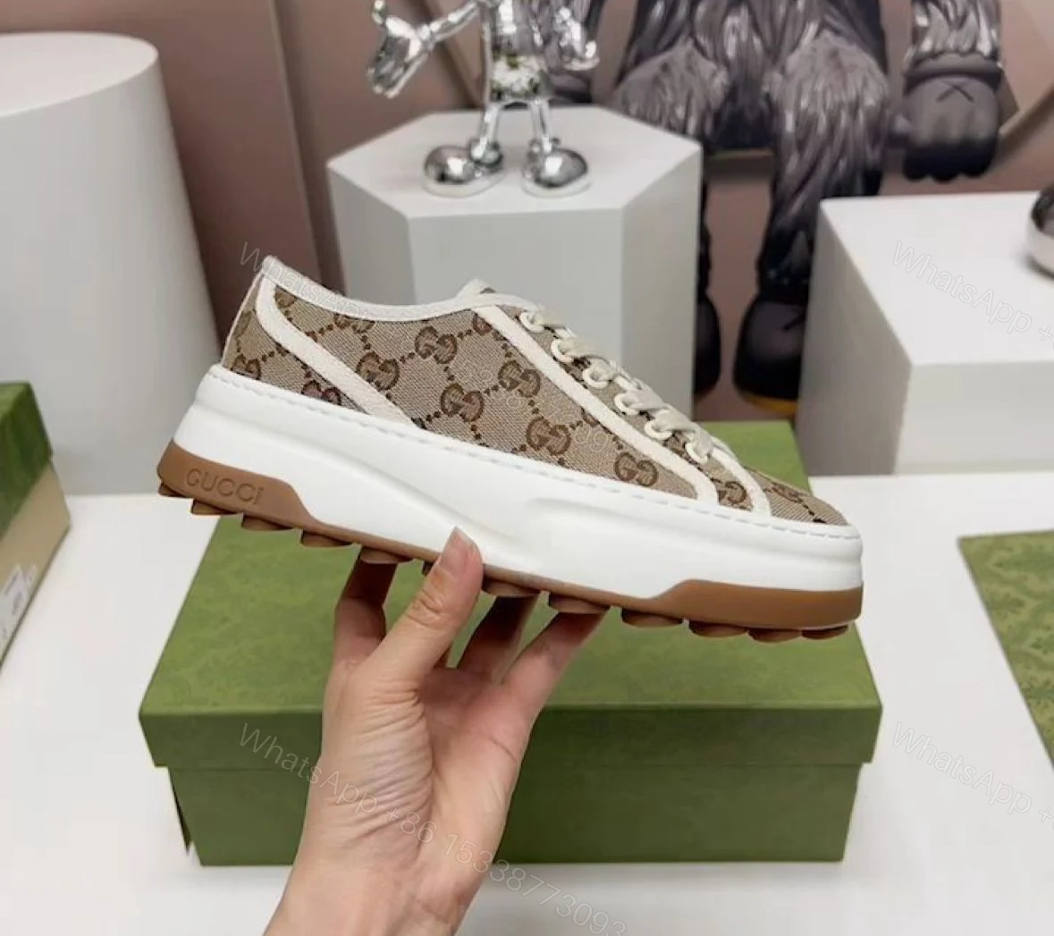 View 4 of Buy First Copy Gucci Ace Shoes for Women – Premium Replica