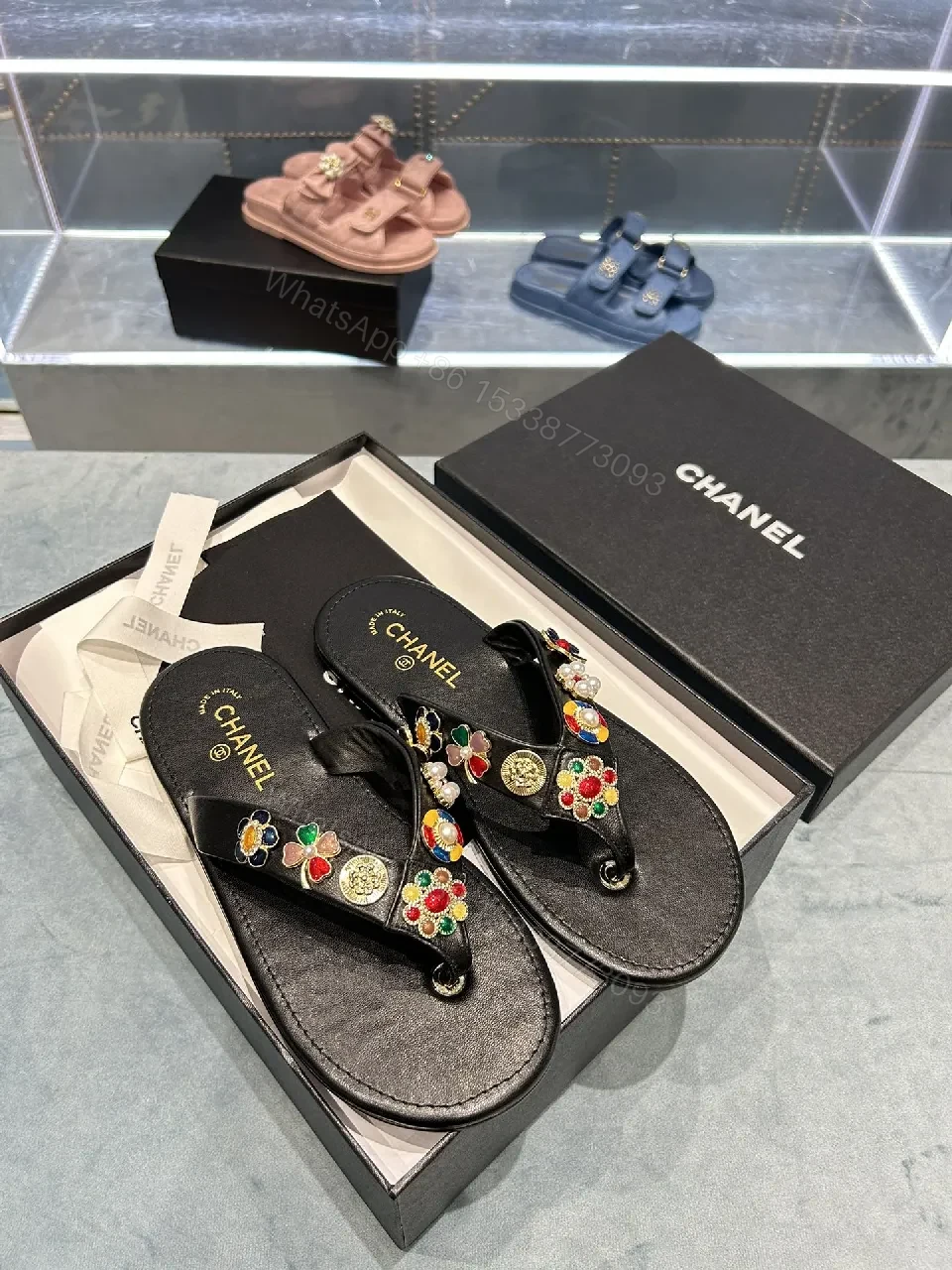 View 7 of Embellished Sandals: Luxe Casual Comfort Slides