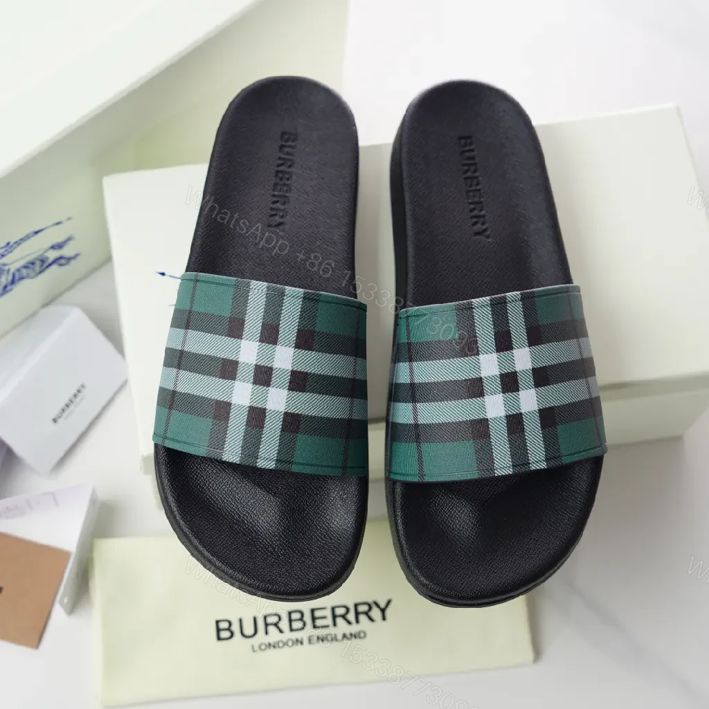 View 8 of Patterned Slip-Ons with Plaid Strap: All-Day Comfort Slide