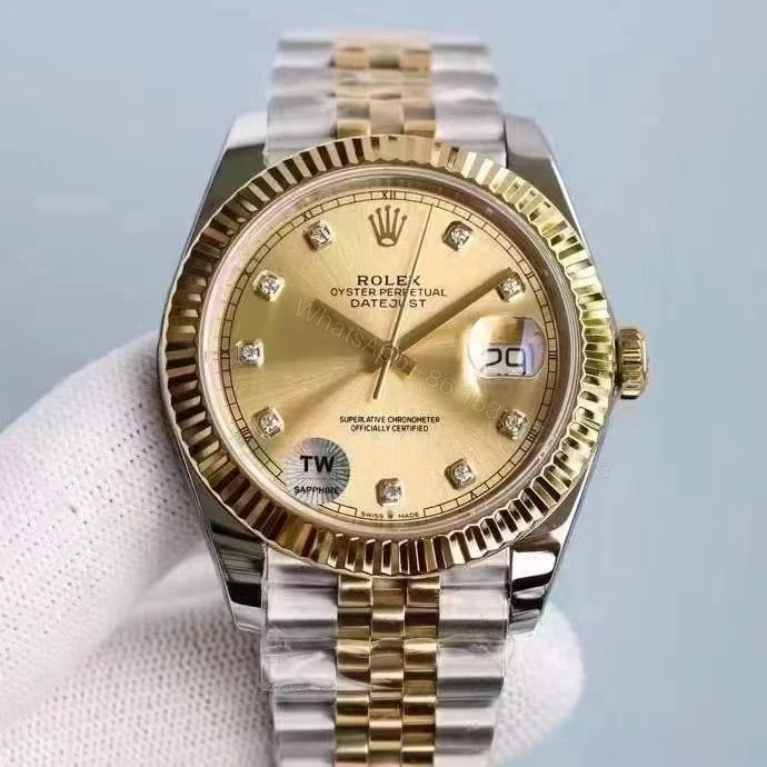 View 3 of Rolex Datejust Gold Watch 41Mm
