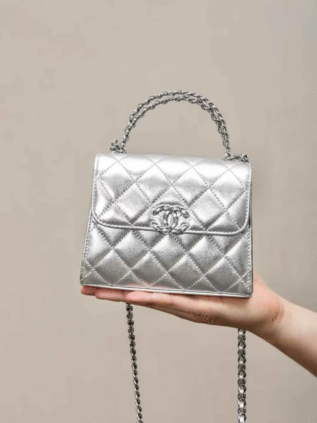 View 5 of Chanel Mini Genuine Leather