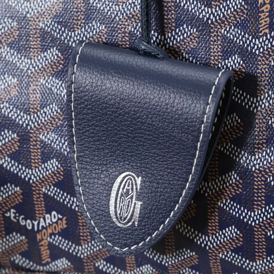 View 11 of 高仿Goyard*STLOUIP3滿印Tote手提袋藍色免檢版小號
