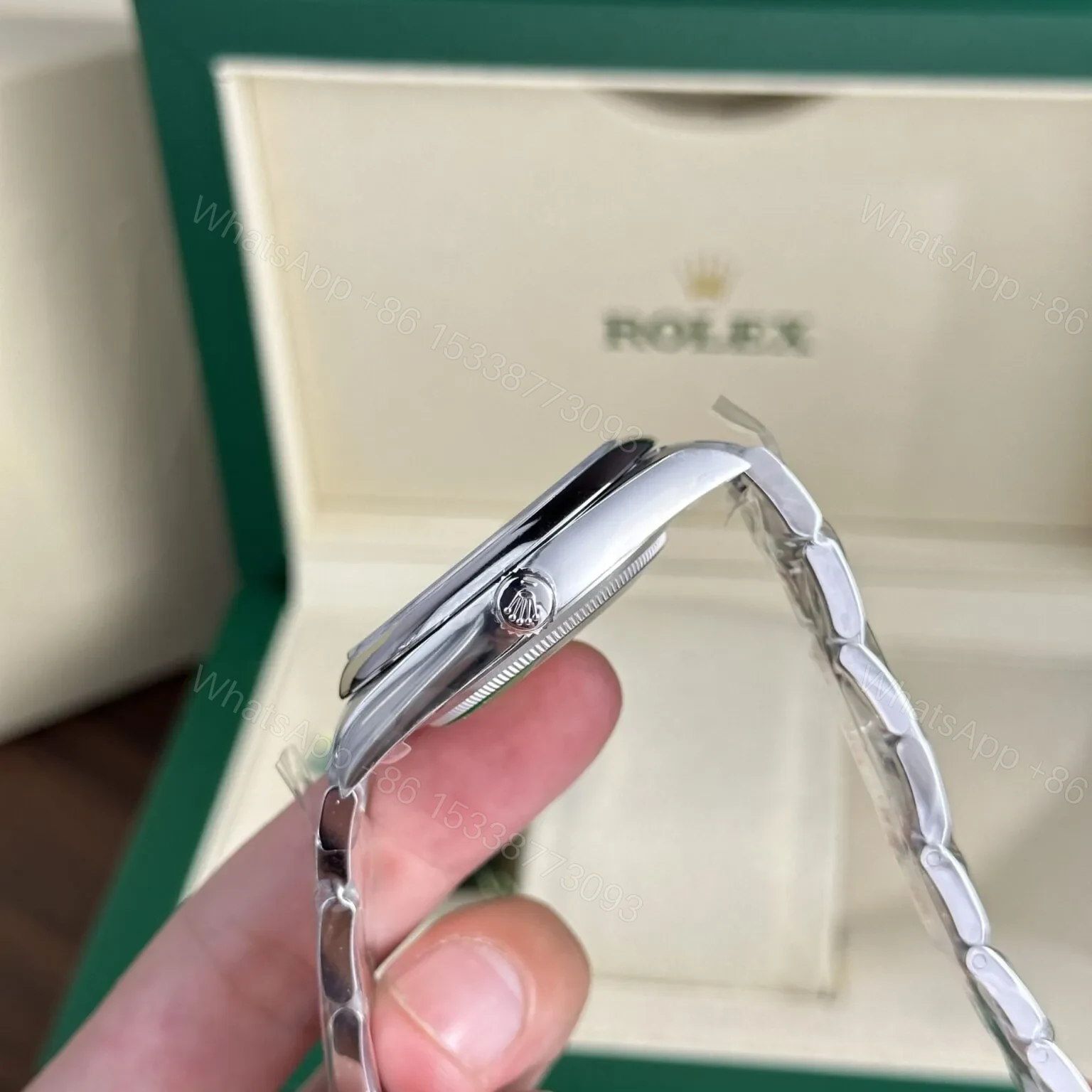 View 7 of Replica Rolex Oyster Perpetual Yellow Dial 124300 41 mm